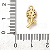 Brass Micro Pave Cubic Zirconia Pendants KK-I276-04G-02-3