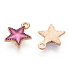 Alloy Enamel Charms X-PALLOY-T046-10B-1