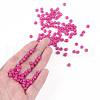 Baking Paint Glass Seed Beads SEED-S003-K24-4
