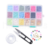 15 Colors Eco-Friendly Handmade Polymer Clay Beads DIY-JP0005-47-6mm-3