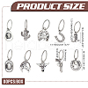   80Pcs West Cowboy Theme Tibetan Style Alloy Pendants FIND-PH0020-71-2
