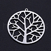 Non-Tarnish 201 Stainless Steel Pendants STAS-S105-JN891-1-1