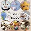   170 Pairs 8 Styles Plastic Craft Needle Felting Eyes FIND-PH0018-46-6