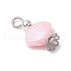 3Pcs ABS Plastic Imitation Pearl Pendants PALLOY-JF04003-4