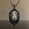 Halloween Alloy Pendant Necklaces PW-WGAE9C8-01-3