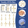 Kissitty 304 Stainless Steel Pendants STAS-KS0001-08G-17