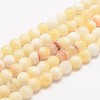 Natural Honey Jade Bead Strands G-K153-B26-4mm-3