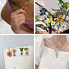 Kissitty DIY Flower and Butterfly Necklace Making Kit DIY-KS0001-34-17