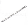 Unisex Alloy Cable Chain Bracelets BJEW-T014-02P-2
