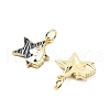 Brass Enamel Charms KK-L237-028G-06-2