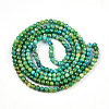 Baking Painted Glass Beads Strands DGLA-N003-4mm-B04-3