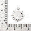 Ocean Theme 304 Stainless Steel Pendants STAS-D362-06P-04-3