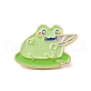 Frog Enamel Pin JEWB-H007-07G-1
