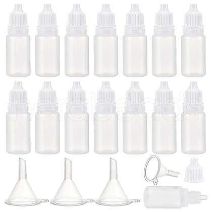  100Pcs Plastic Eye Dropper Bottles MRMJ-NB0001-25-1