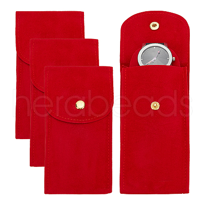 Velvet Watch Packaging Storage Bag AJEW-WH0473-28-1