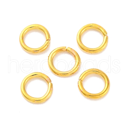 Brass Open Jump Rings KK-G514-01J-G-1