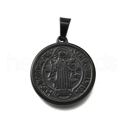 Ion Plating(IP) 304 Stainless Steel Pendants STAS-A053-24A-B-1