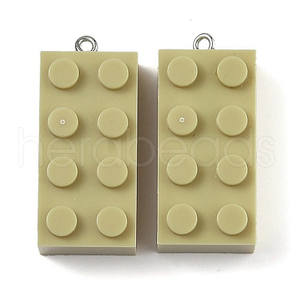 Opaque Acrylic Pendants MACR-B0001-02J-1