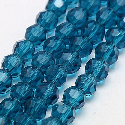 Glass Beads Strands EGLA-J042-6mm-14-1
