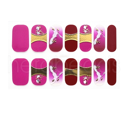 Full Wrap Gradient Nail Polish Stickers MRMJ-S059-ZQ011-1