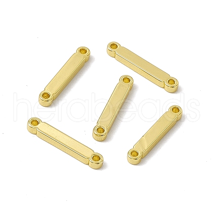 Rack Plating Brass Connector Charms KK-C007-38G-I-1