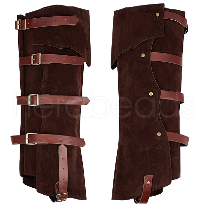 Imitation Leather Pirate Boot Covers AJEW-WH20020-020A-01-1