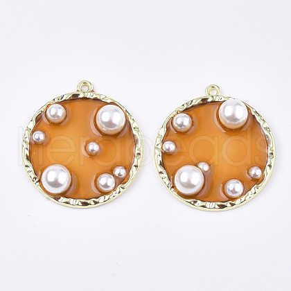 Epoxy Resin Pendants RESI-S365-84C-1