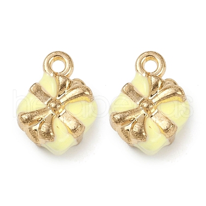 Alloy Enamel Charms PALLOY-R158-05G-02-1