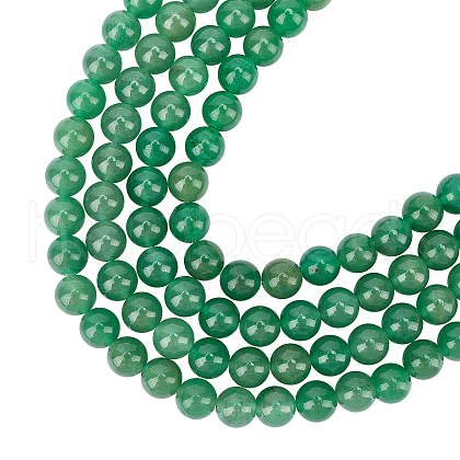 ARRICRAFT Natural Green Aventurine Beads Strands G-AR0002-20-1