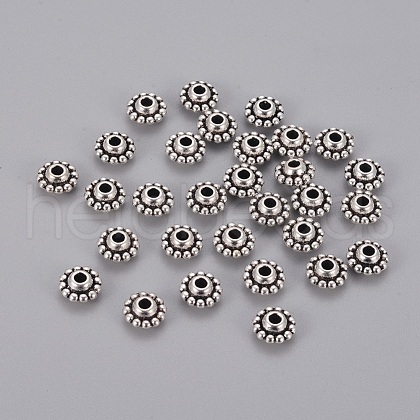 Tibetan Style Alloy Spacer Beads X-LF0736Y-NF-1