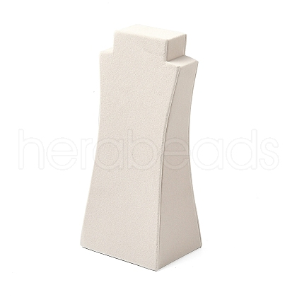 Human Body Shaped Velvet Jewelry Necklace Display Stands NDIS-H042-02A-1-1