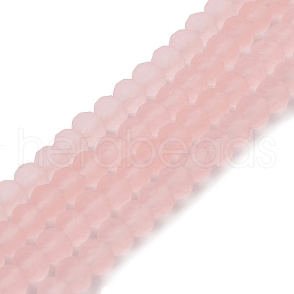 Transparent Glass Beads Strands X1-EGLA-A034-T8mm-MD22-1