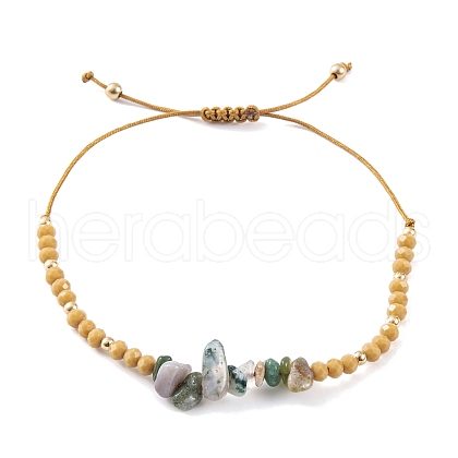 Natural Gemstones Adjustable Bracelets VY0463-6-1