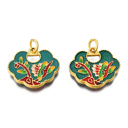 Alloy Enamel Pendants ENAM-N056-050-1