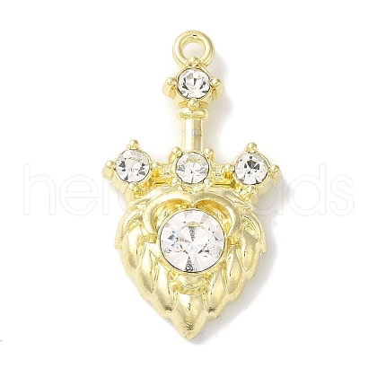 Rack Plating Alloy Pendants FIND-I039-011G-1