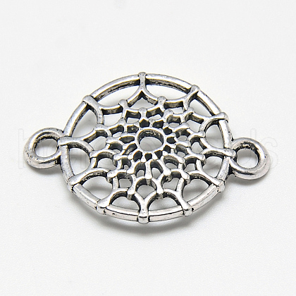 Tibetan Style Alloy Links connectors TIBE-S301-075AS-RS-1