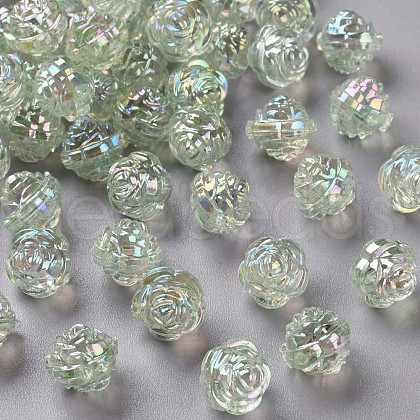 Transparent Acrylic Beads TACR-S154-33C-327-1