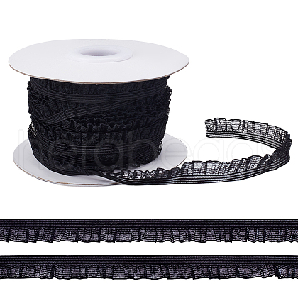 Polyester Elastic Stretch Lace Trim DIY-WH0430-852B-1