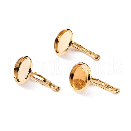 304 Stainless Steel Leverback Earring Settings X-STAS-F191-03G-10mm-1