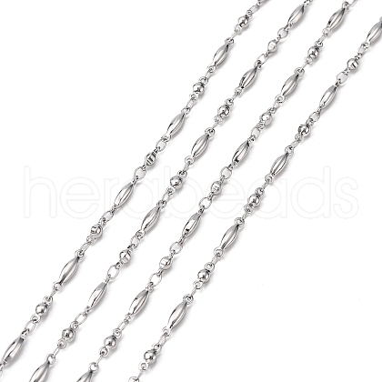 Tarnish Resistant 304 Stainless Steel Link Chains X-CHS-K001-83-1