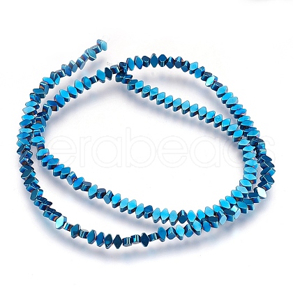 Electroplate Non-magnetic Synthetic Hematite Bead Strands G-I208-18-E-S-1