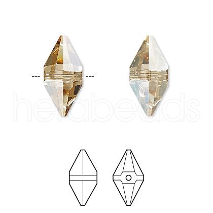 Austrian Crystal Rhinestone Beads 5747-12-001GSHA(U)-1