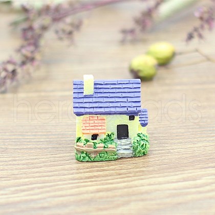 Resin Villa House Figurines Display Decorations WG62779-04-1