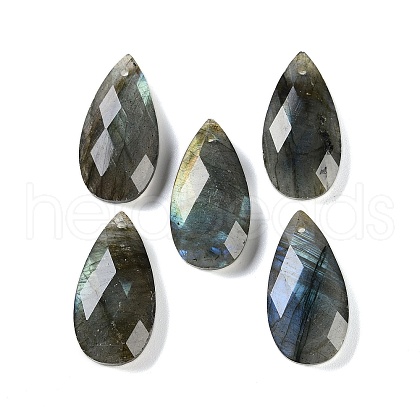 Natural Labradorite Pendants G-C140-05J-1