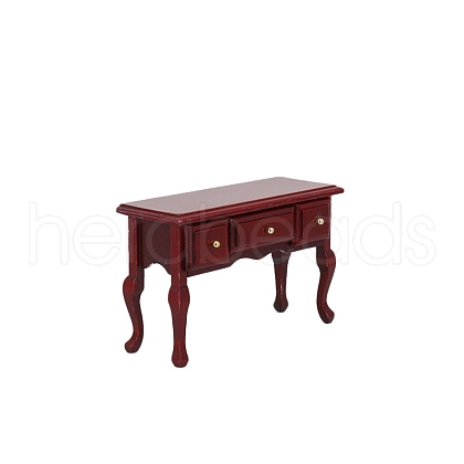 Wooden Drawer Console Table Miniature Ornaments PW-WG49203-02-1