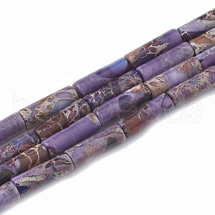 Synthetic Imperial Jasper Beads Strands X-G-S322-002B-1-1