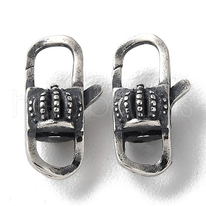 925 Thailand Sterling Silver Lobster Claw Clasps STER-D003-46AS-1