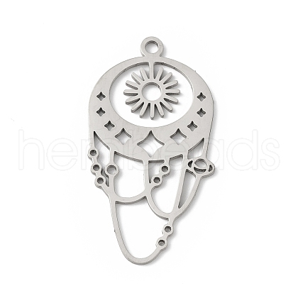 Non-Tarnish 304 Stainless Steel Pendants STAS-K250-09P-1