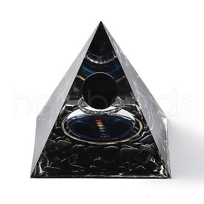 Orgonite Pyramid Resin Energy Generators AJEW-D056-01C-1