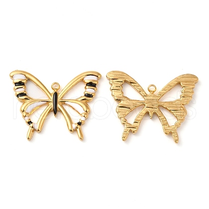 304 Stainless Steel Enamel Pendants STAS-K256-13G-02-1